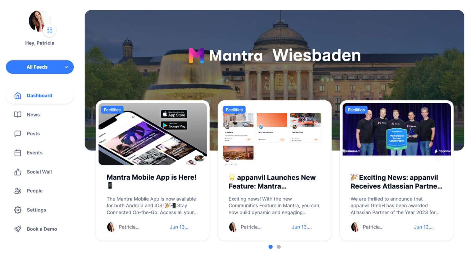 Mantra news feed wiesbaden