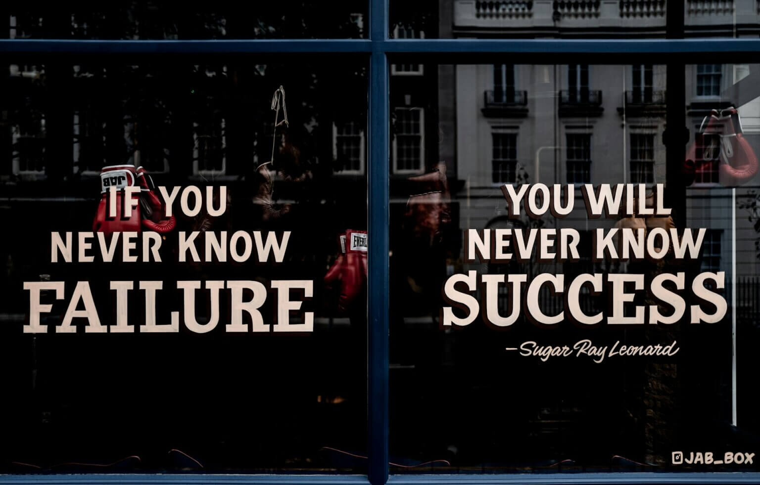 if you never know failure you will never know success